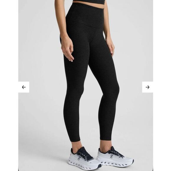 NWOT Beyond Yoga Spacedye Caught In The Midi High Waisted Legging in Black SZ XS - Picture 3 of 7